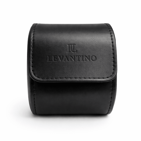 ESTUCHE LEVANTINO PORTA RELOJ DE CUERO SINTETICO - LEVANTINO